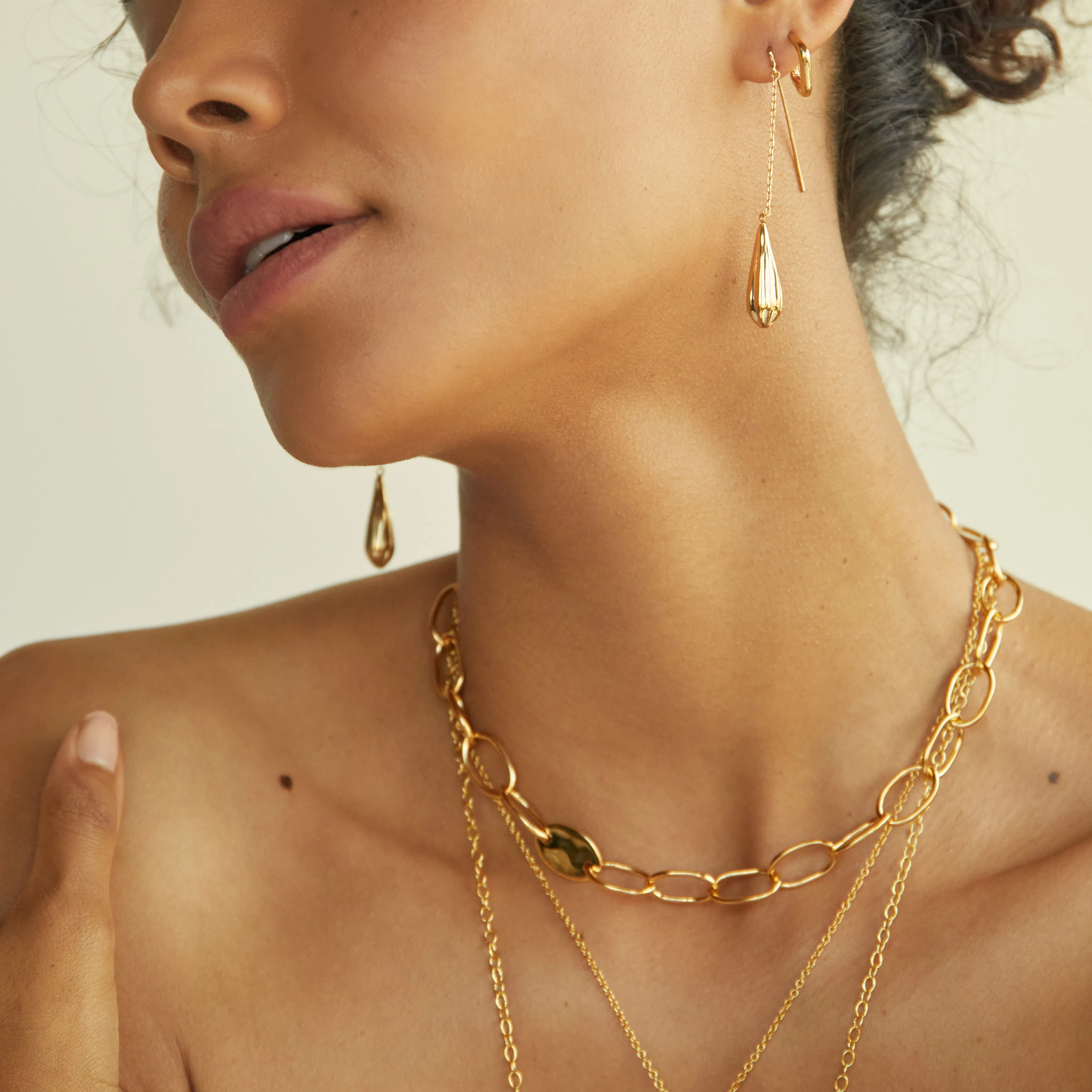 Shujaa Threader Earrings