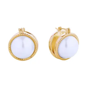 Small Classic Gold Pearl Earrings for You - Shop Today!