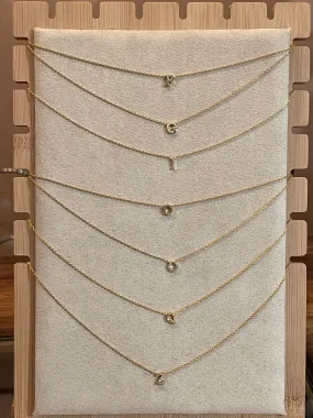 Small Initial Necklace