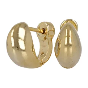 Smooth Touch Thick Huggie Earrings