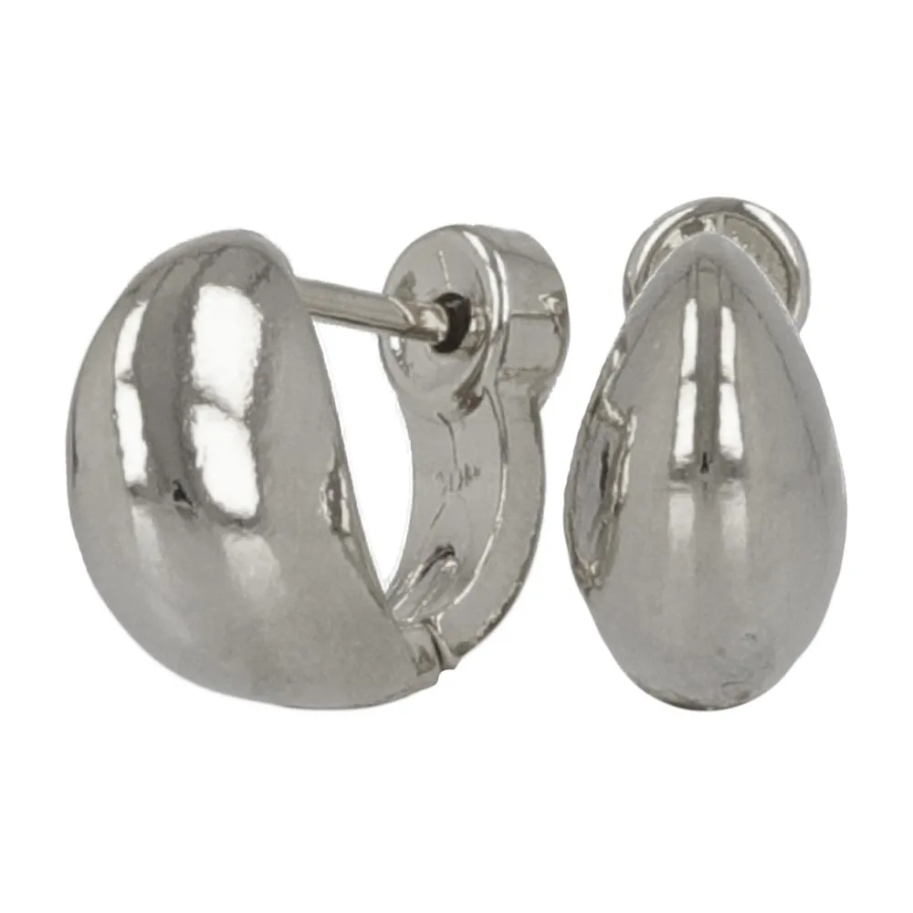 Smooth Touch Thick Huggie Earrings