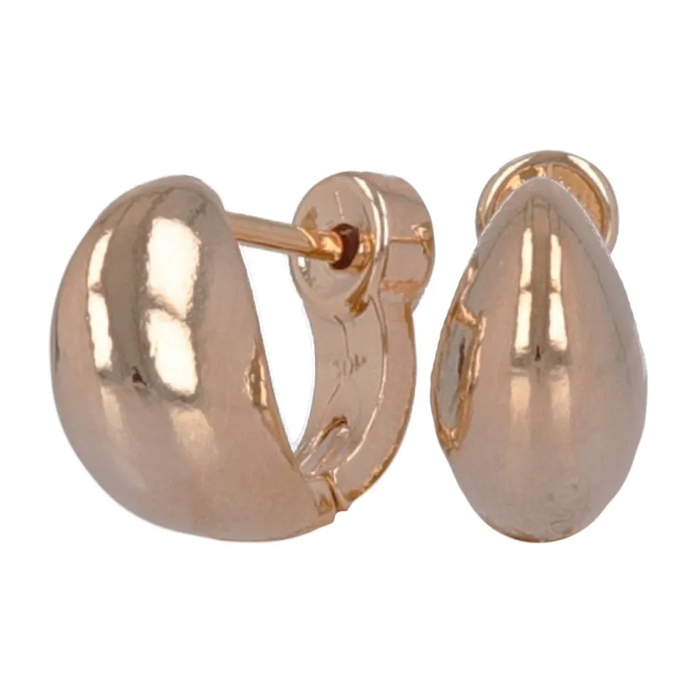 Smooth Touch Thick Huggie Earrings