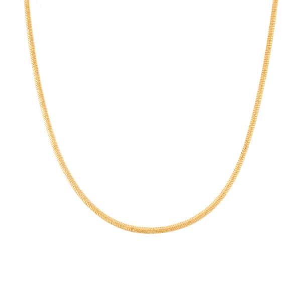 Snake Pendant on Gold Chain