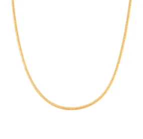 Snake Pendant on Gold Chain