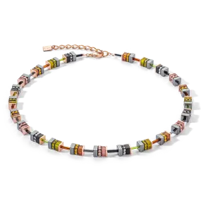 Sparkling Classic Elements necklace rose gold-autumn