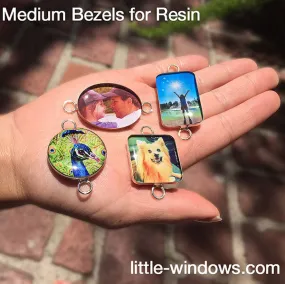 Sterling-Plated Bezels (3-pk & 6-pk)