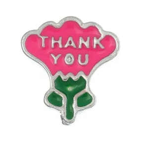 Thank You Floating Charms For Glass Living Memory Lockets
