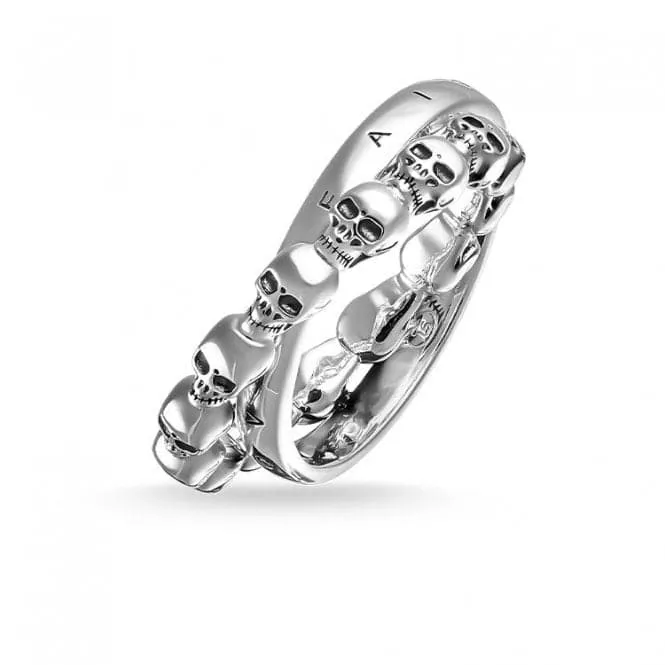 Thomas Sabo Skull Love Faith Hope Ring TR2103-637-12