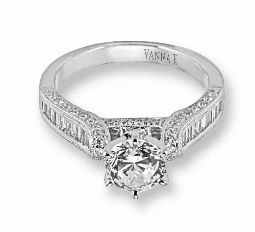Ultra Lux Cascade Bridal Ring Style 18M00043CZ