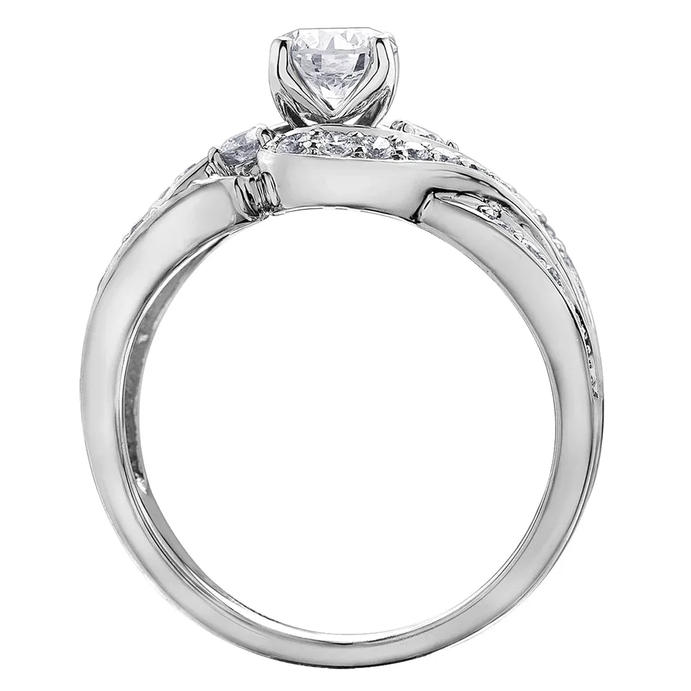 Unique Eternal Flames Canadian Diamond Ring