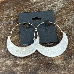 Wrapped Hoop Earrings