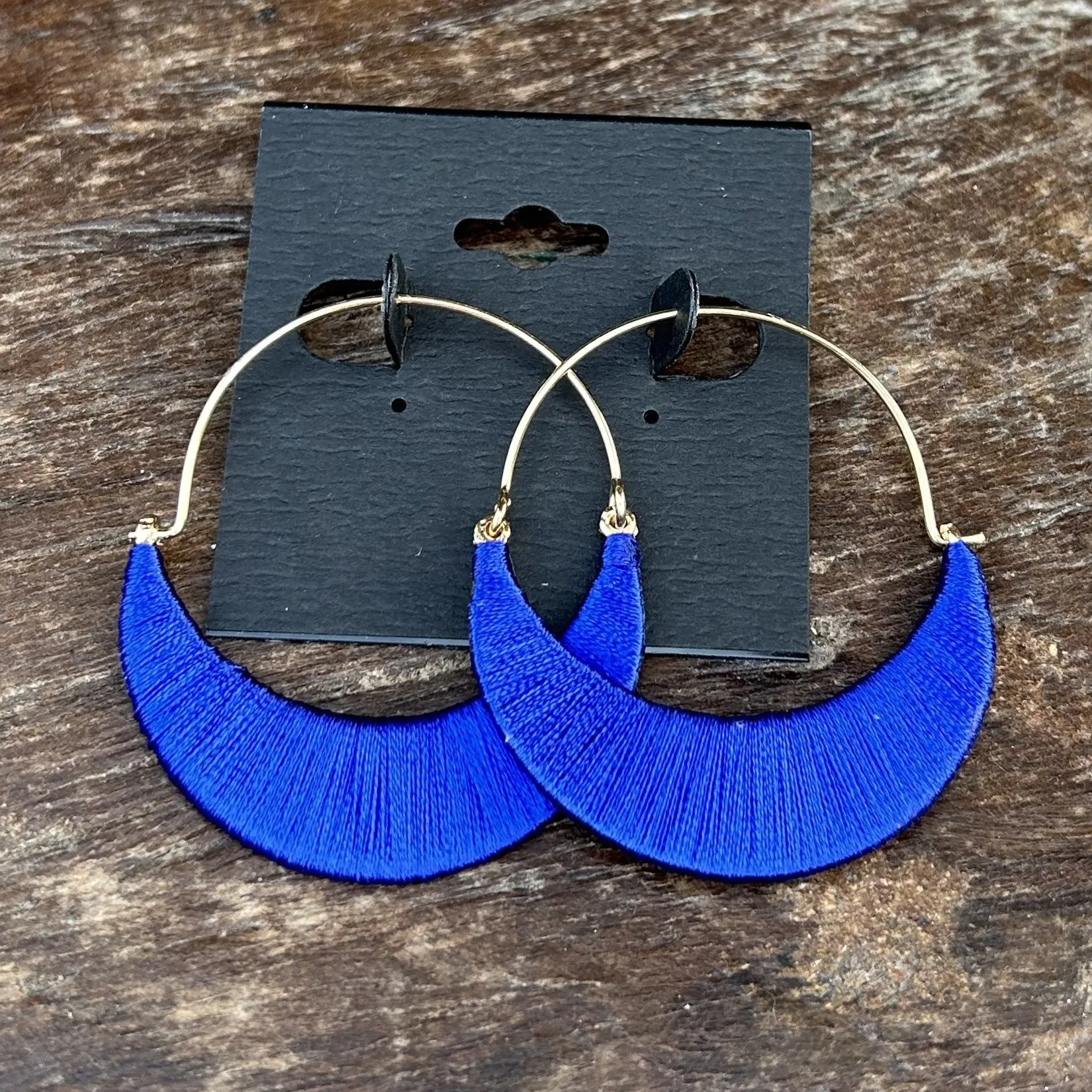 Wrapped Hoop Earrings